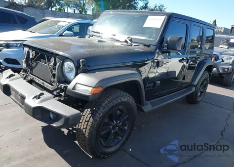 2021 Jeep Wrangler Unlimited Sport Altitude 4X4 z USA, uszkodzony, nr VIN 1C4HJXDG6MW508301